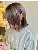 切りっぱなしボブ