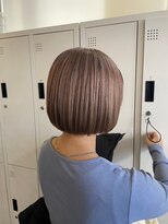 ルクスバイアフィナー(Luxo by Afinar)&nbsp;ミルクティーベージュ×ボブ