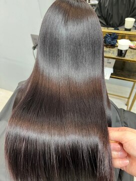 ドロシー 郡山桑野店(Dorothy) 黒髪ボブルフネビージュ小顔ワンレン