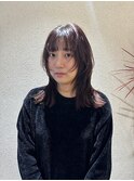 顔まわりレイヤー 暖色系カラー
