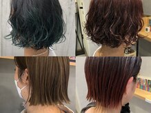 ヘアーサロン オレオ(OREO)の雰囲気（自分好みのカラーデザインを楽しみましょう♪cut＋カラー¥10000）