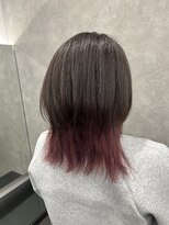 プライズ 成増店(prize)&nbsp;ラベンダーピンクインナーカラーレイヤー ダブルカラー 成増