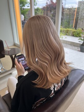 ヘアメイク アリープ(HAIR MAKE ALEAP) ミルクティーベージュ
