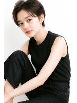 アンルポン 梅田(un le pont) 【アンルポン梅田】大人可愛い☆センターパートショート