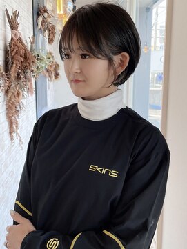 キュー(CUE) ロマンティックショートボブ、髪質改善、ヘッドスパ