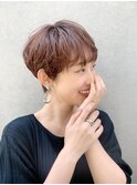 ミニウルフレイヤーカット顔周りカット前髪カットショート/大宮