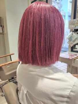 ヴィサージュファイン(VISAGE fine) ボブ/白髪100%/ピンクカラー