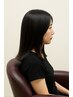 【髪質改善】スタンダードカット＋髪質改善ストレート　￥23100～