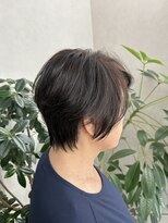 クム 横浜(qumu)&nbsp;大人ショート × 骨格補正カット【神永】