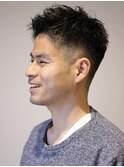 刈り上げフェードカットメンズショート