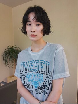 マッシュボブ × ニュアンスパーマ