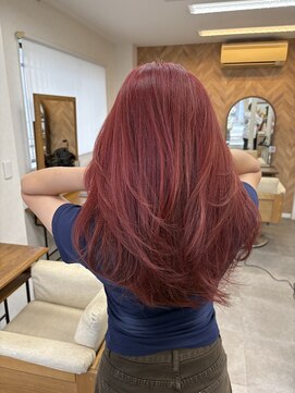 リングバイモアムー(Ring by Moremuu) ブリーチカラー　レイヤースタイル