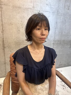 レイヤーショートボブ