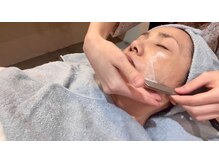 口元・細部シェービング