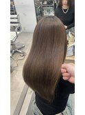 ケラチンストレート×髪質改善で柔らかツヤ髪