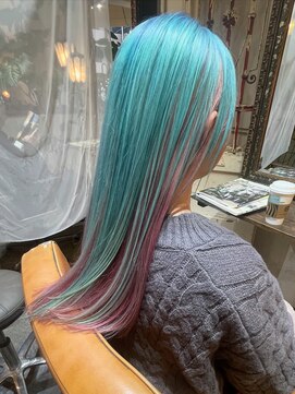 アロウズ(Arrows) ターコイズ×ピンク