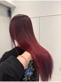 レッド×髪質改善トリートメント　#名古屋