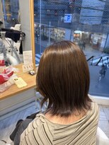 アヴァンス 広島本通店(AVANCE.) 着物ヘア/大人ガーリー/ダークアッシュ/似合わせカット/広島