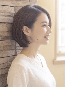 レウナ 外苑前(Reuna) 30代40代大人可愛いボブ ショートボブ ワンカール 似合わせ