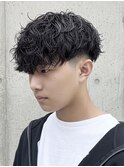 スペインカールシャドウパーマ波巻きツイストスパイラルメンズ