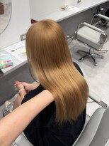 ヴィヒタ 川越 本川越(VIHTA.)&nbsp;大人可愛い透明感ブリーチカラーハニーベージュ/川越本川越