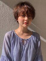 キース ヘアアンドメイク 恵比寿(kith. hair&make)&nbsp;透明感ブラウン/マッシュショート/フェイスレイヤー