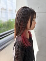 サニーヘアー(SUNNY hair)&nbsp;キッズインナーカラー×カット×髪質改善トリートメント
