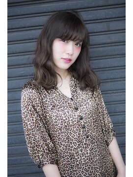 サロンドミルク 原宿(salon de MiLK) 【salon de MiLK 原宿】グレージュ×ミディアム