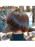 ひし形フォルムの大人キレイめボブ☆