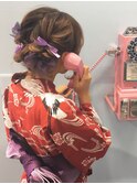 ［CHELSEA］夏祭りリボンアレンジ☆お客様スタイル