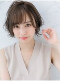 *LOREN*無造作カールイルミナカラー大人丸みショート