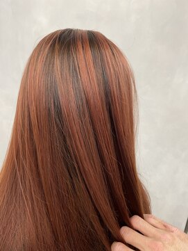 エイト ヘアサロン 渋谷本店(EIGHT) 暖色バレイヤージュ