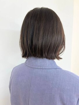 クオリス 上福岡店(QUALIS) 切りっぱなし外ハネ/20代30代/大人かわいい/ボブ/小顔/ブラウン