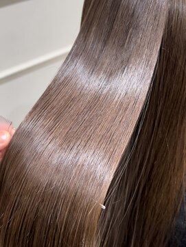 フレーム へアアンドトリートメント 天王寺北口店(FRAME) [FRAME 天王寺北口店] 艶カラー透け感ブラウン