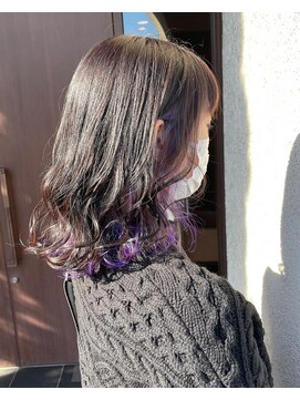 ベイ サロン タカミ(BAY SALON TAKAMI) インナーカラーパープル