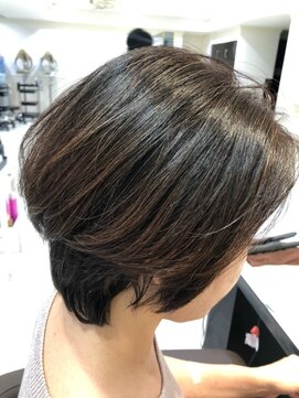 アッシュ 青葉台店(Ash) ノンブリーチハイライト白髪ぼかし