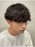 メンズパーマ波巻きスパイラルパーマツイストパーママッシュ
