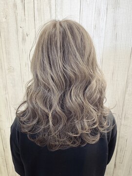 ヘア ドレス リッケ(hair dress lykke) 【lykke】若見え大人ロング×Melty beige