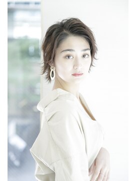 ルルディ バイ アフロディーテ銀座(luludi by APHRODITE) レッドブラウン/イメチェン/ハッシュカット/似合わせカット/銀座