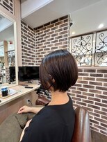 ロク 白楽(rocu)&nbsp;前髪/マチルダボブ/ピンクベージュインナー/グレージュ[白楽駅]