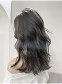 【Kaede】透明感アッシュグレーカラー
