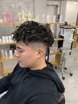 ミコ(MICO hair)&nbsp;スペインカール風フェード×パーマ