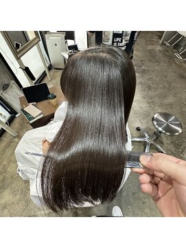 サロンドミルク 原宿(salon de MiLK) 原宿　梅雨前に梅雨対策をしよう　美髪矯正で自然なストレートへ