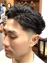 コダマ 新大塚店(KODAMA)&nbsp;アップバングツーブロックパーマスタイル