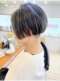 【morio成増 セリザワ】刈り上げショート アンブレラカラー