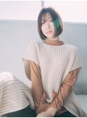 シンプル前下がりボブ☆20代30代40代50代