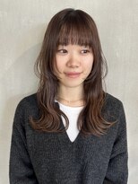 ラトリエ(L'Atelier)&nbsp;フェイスレイヤー/オレンジブラウン/姫カット