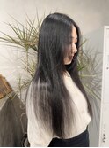 ツヤ髪ストレート