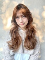 メゾンドイギー(MAISON de IGGY)&nbsp;小顔カットフェミニンロングレイヤーカットメルティカラー