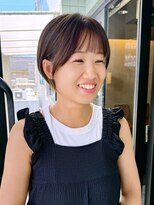 ハピネス 河原町店(Happiness)&nbsp;ハイライトカラー　マッシュショート　京都美容室　進詩織